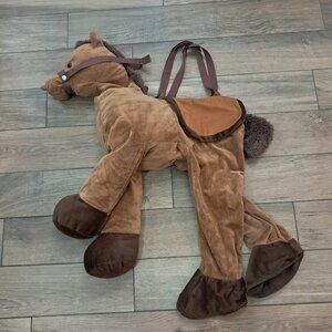 Walmart Pony Horse Costume size 3T 4T Plush step in Toddler Child Brown Wal-Mart